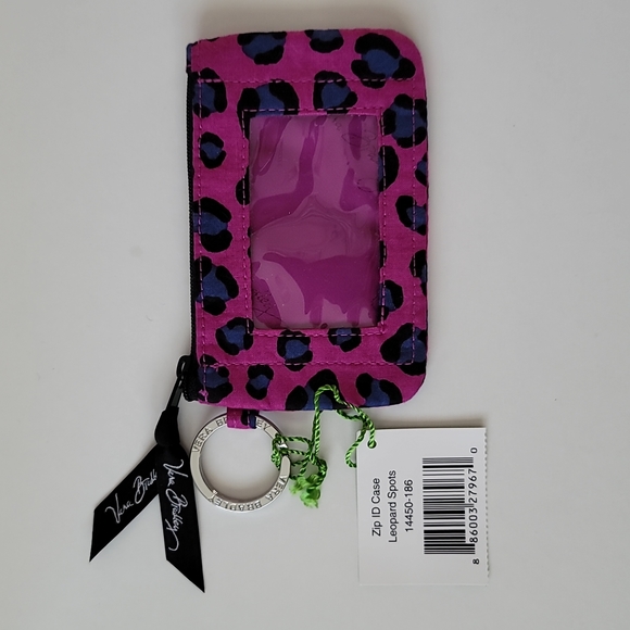 Vera Bradley Handbags - Vera Bradley Zip ID Leopard Spots